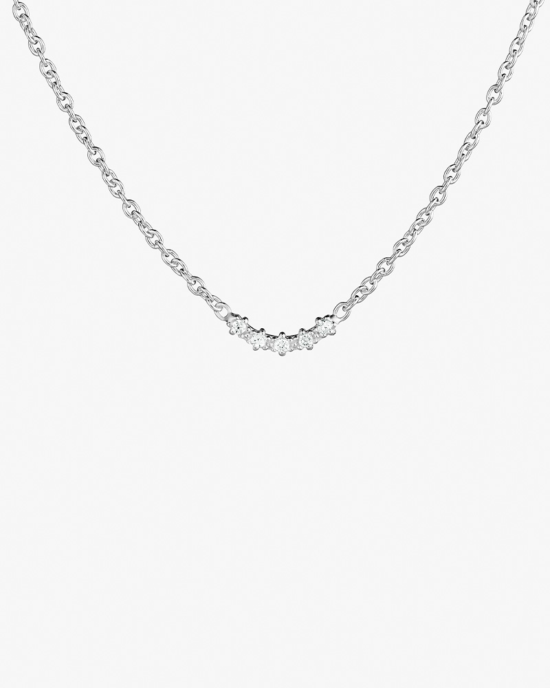 Diamond sky fall necklace
