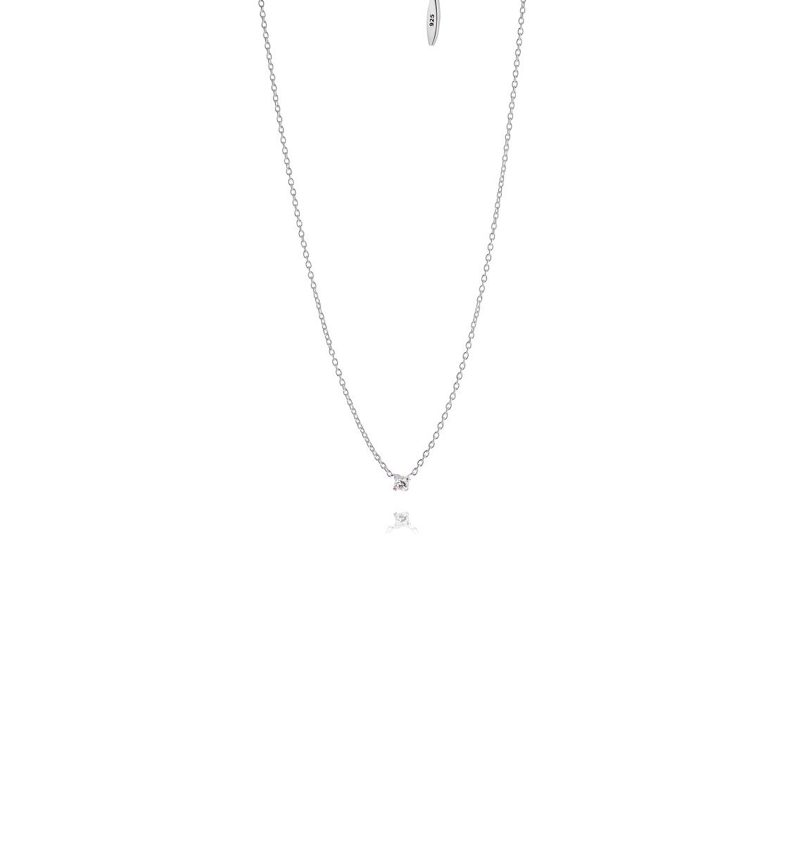 Diamond sky drop necklace