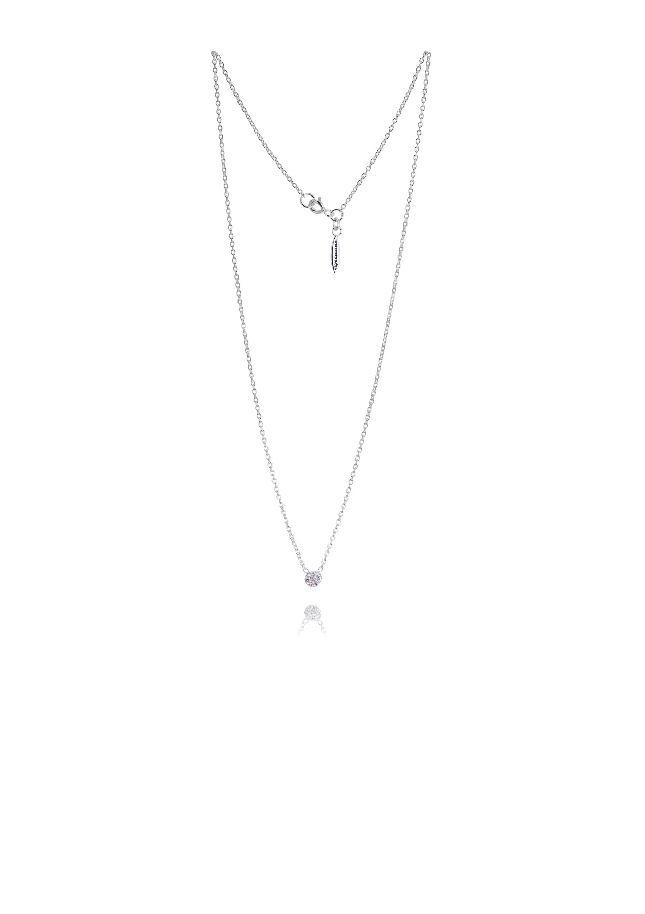 Diamond sky single necklace