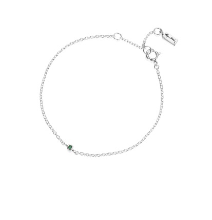 Micro blink bracelet - green emerald