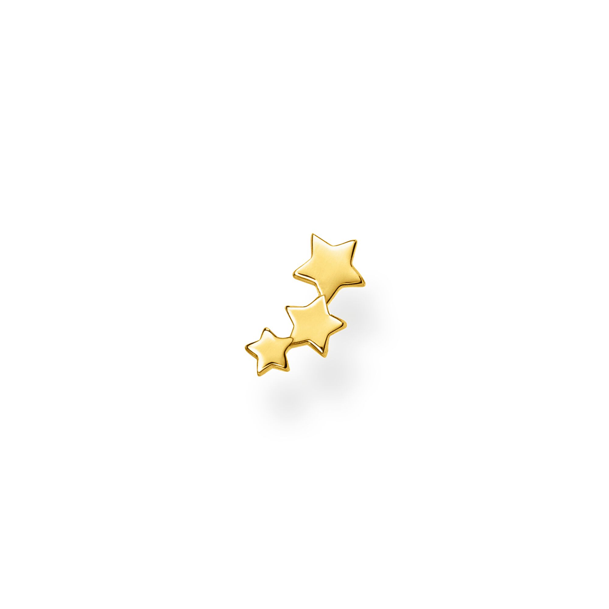  Stiftörhängen individuellt stjärna guld.