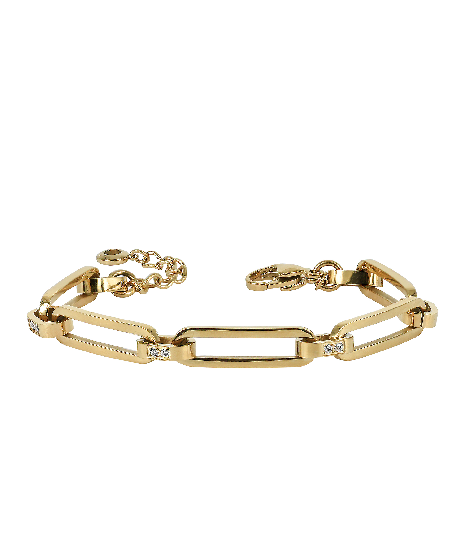 CHERRIE Crystal Armband Guld